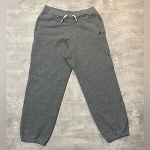 Polo Ralph Lauren Drawstring Gray Sweatpants Joggers Kids Sz L Women's Sz S